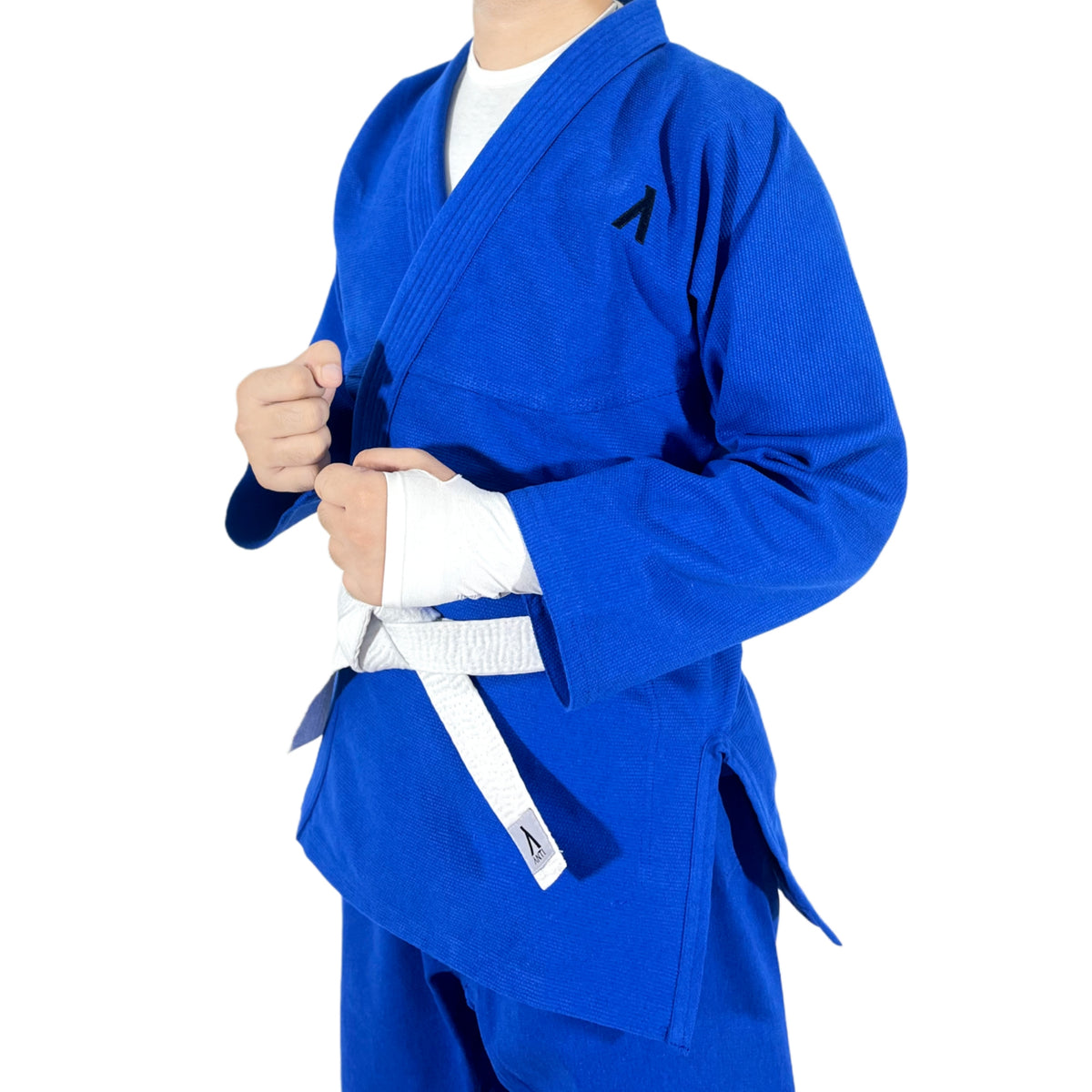 Professional Blue Eco BJJ Gi Uniform - 350 GSM Lightweight Jiu Jitsu Training Suit with White Belt