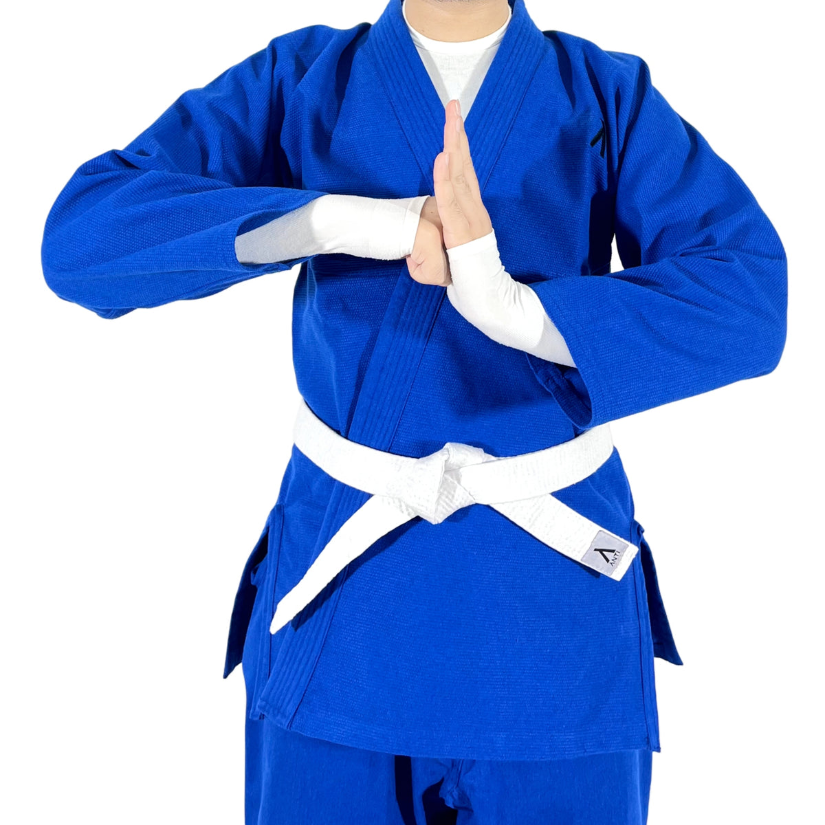 Professional Blue Eco BJJ Gi Uniform - 350 GSM Lightweight Jiu Jitsu Training Suit with White Belt