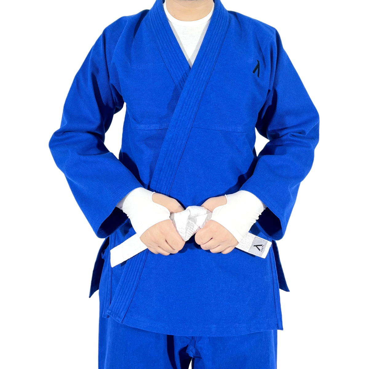 Professional Blue Eco BJJ Gi Uniform - 350 GSM Lightweight Jiu Jitsu Training Suit with White Belt