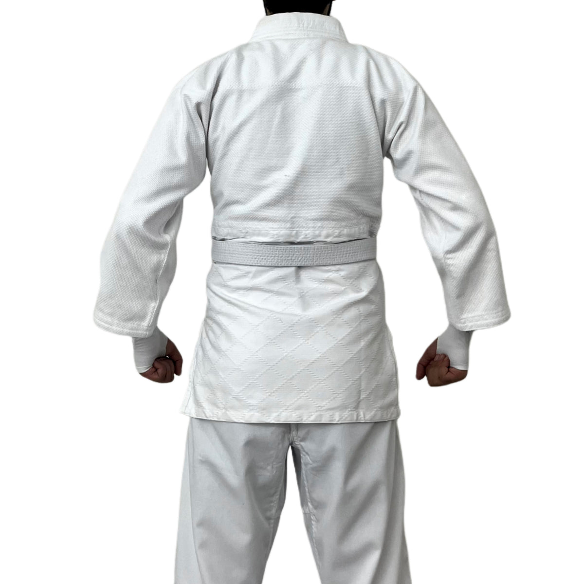 Premium White Judo Gi Uniform - All Round Training Suit with White Belt