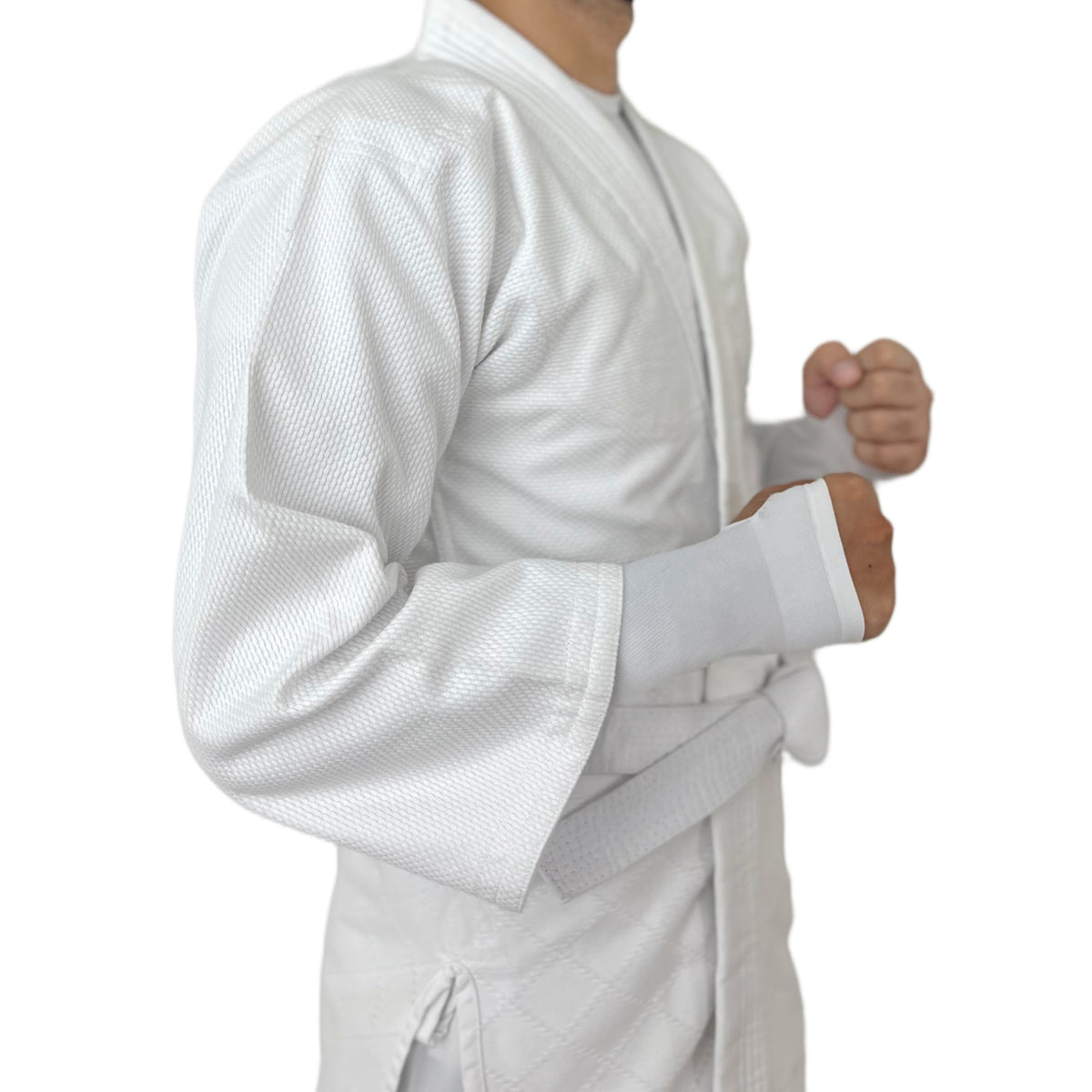Premium White Judo Gi Uniform - All Round Training Suit with White Belt