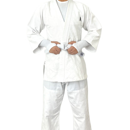 Premium White Judo Gi Uniform - All Round Training Suit with White Belt