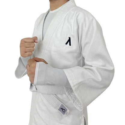 Premium White Judo Gi Uniform - All Round Training Suit with White Belt