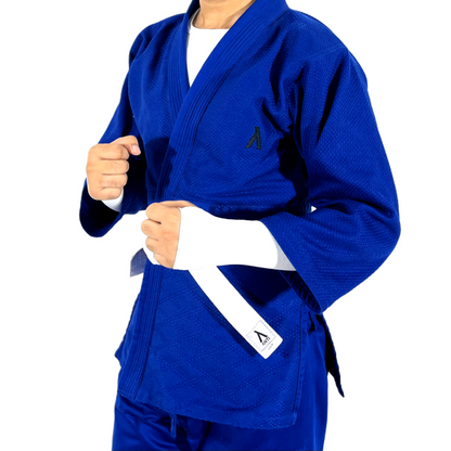 Premium Blue Judo Gi Uniform - All Round Training Suit with White Belt