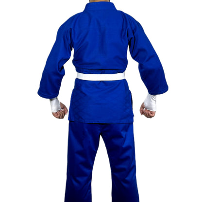 Premium Blue Judo Gi Uniform - All Round Training Suit with White Belt