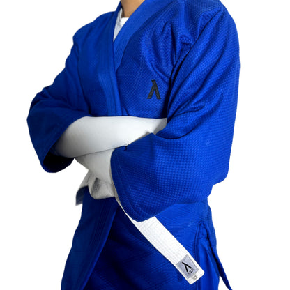 Premium Blue Judo Gi Uniform - All Round Training Suit with White Belt